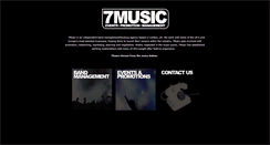 Desktop Screenshot of 7music.co.uk